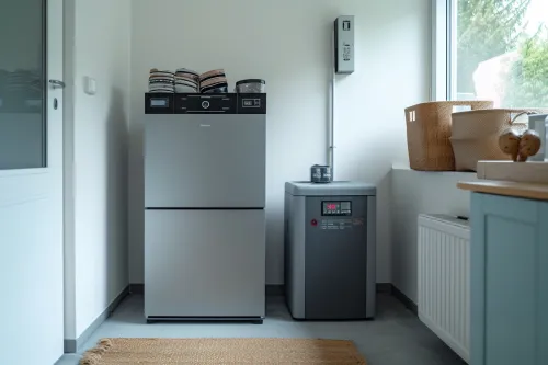 Fonctionnement d'un système hybride combinant pompe à chaleur et chaudière biomasse pour un chauffage écologique et économique