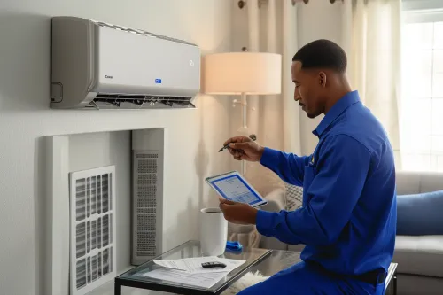 Prestations incluses dans un contrat d'entretien complet  :  maintenance préventive, réparations et assistance technique.