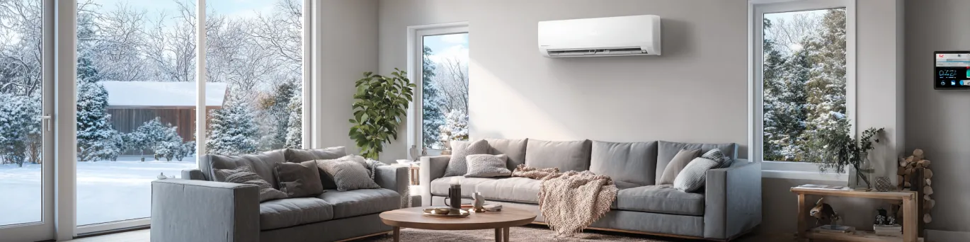 Pompe à chaleur moderne installée dans une maison, permettant de réduire de 30% les factures de chauffage #économieschauffage