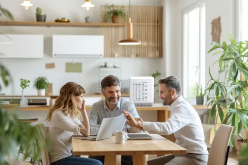 Investissement financier pour l'installation d'une pompe à chaleur dans une habitation moderne